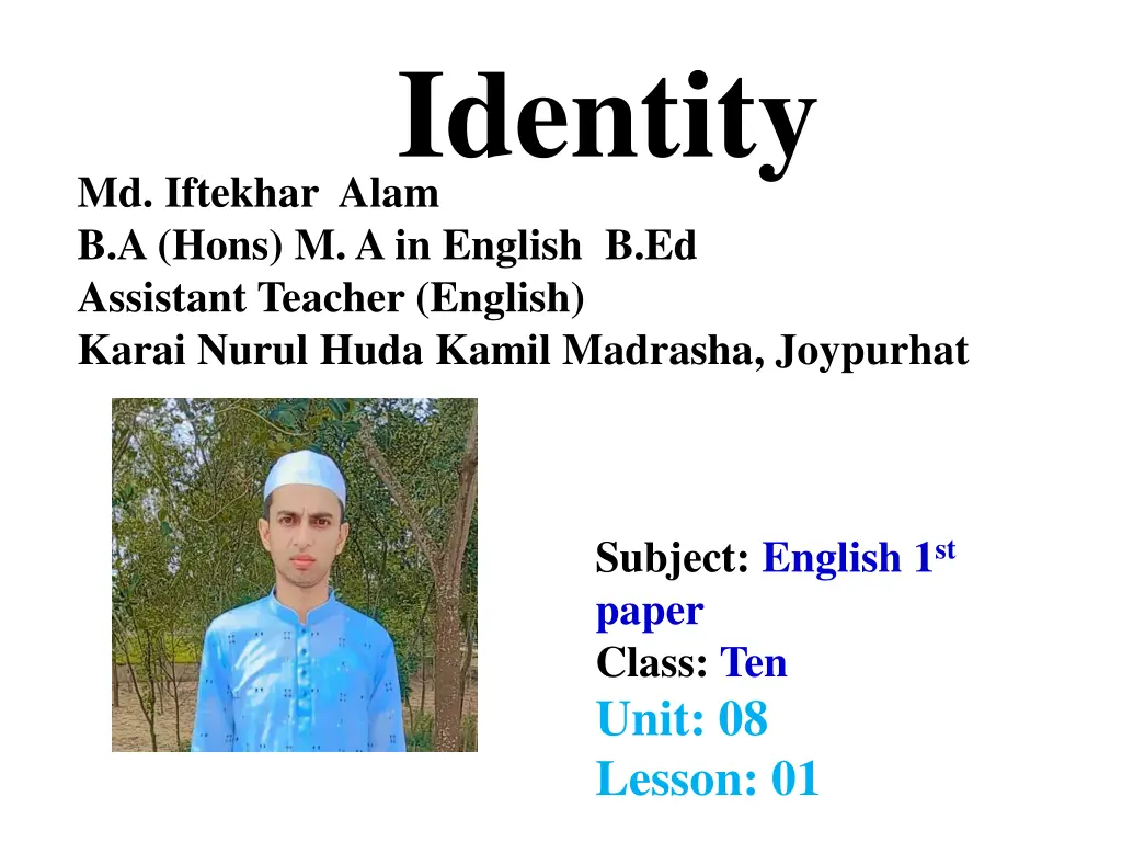 identity