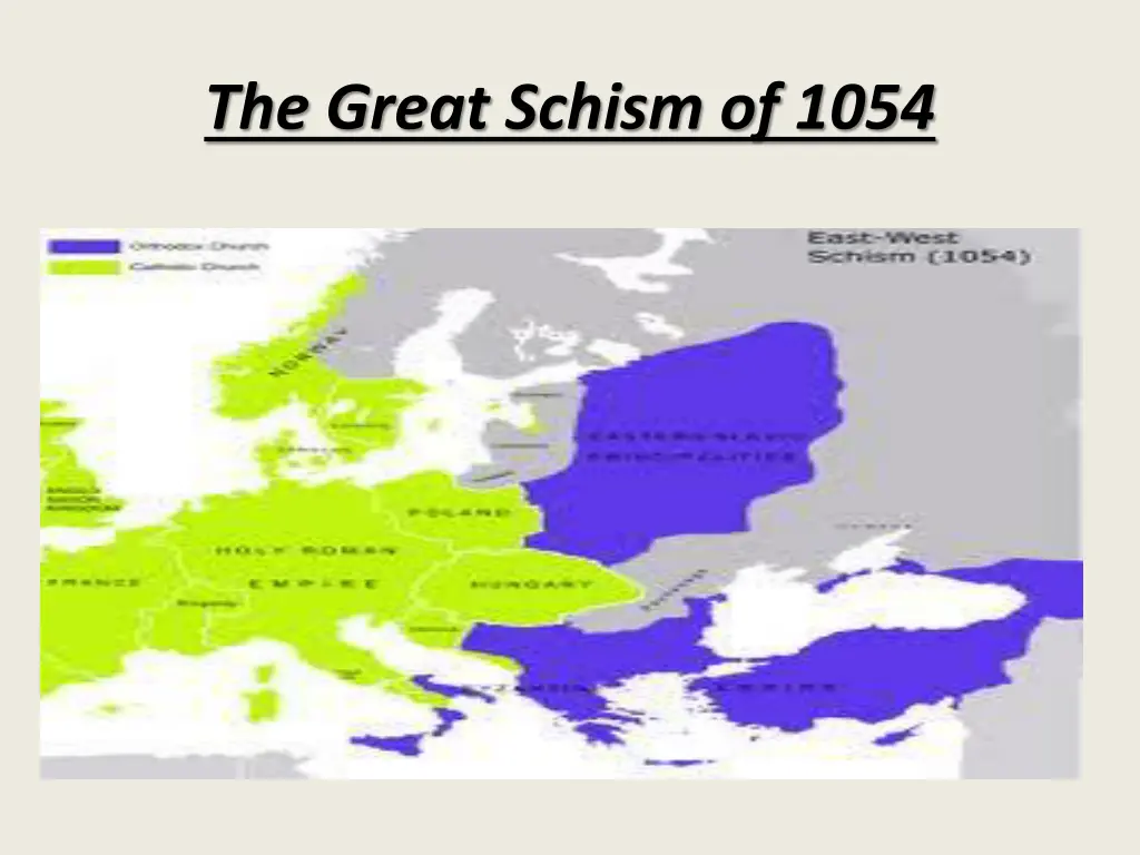 the great schism of 1054 1