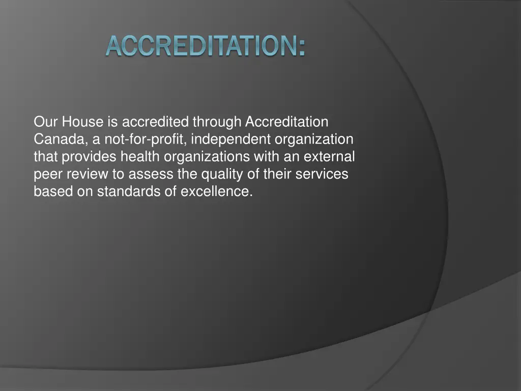 accreditation accreditation