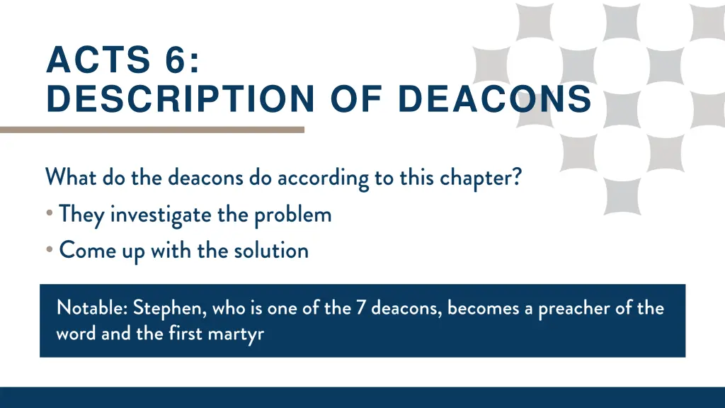 acts 6 description of deacons