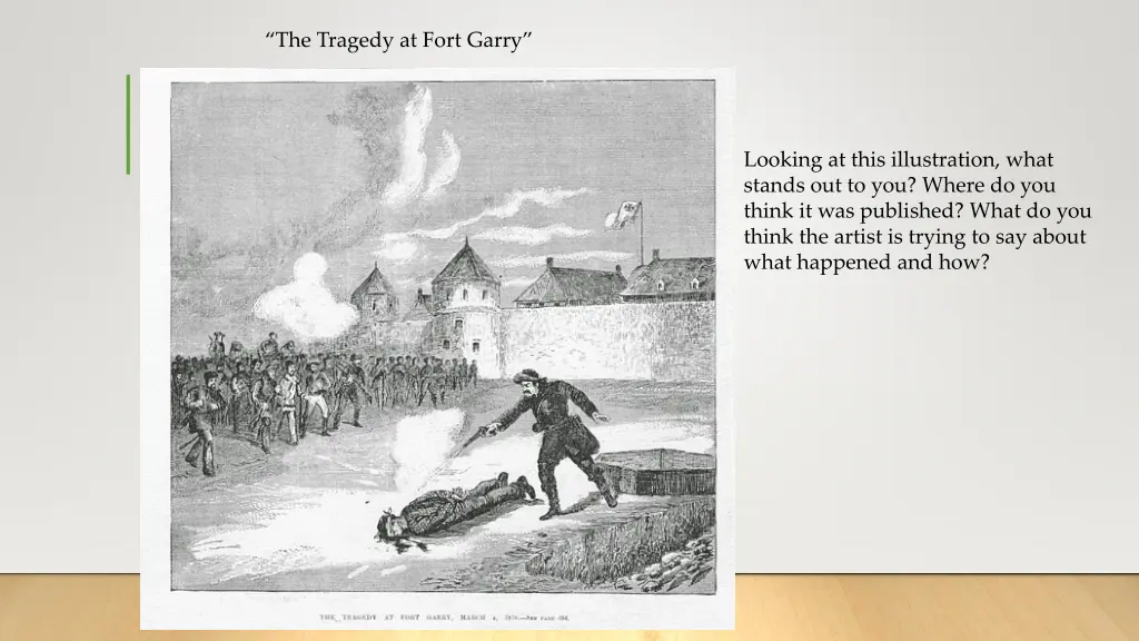 the tragedy at fort garry