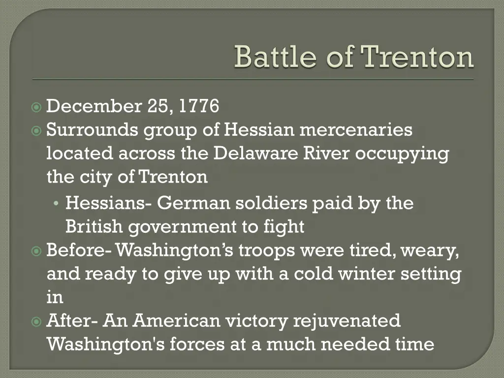 december 25 1776 surrounds group of hessian