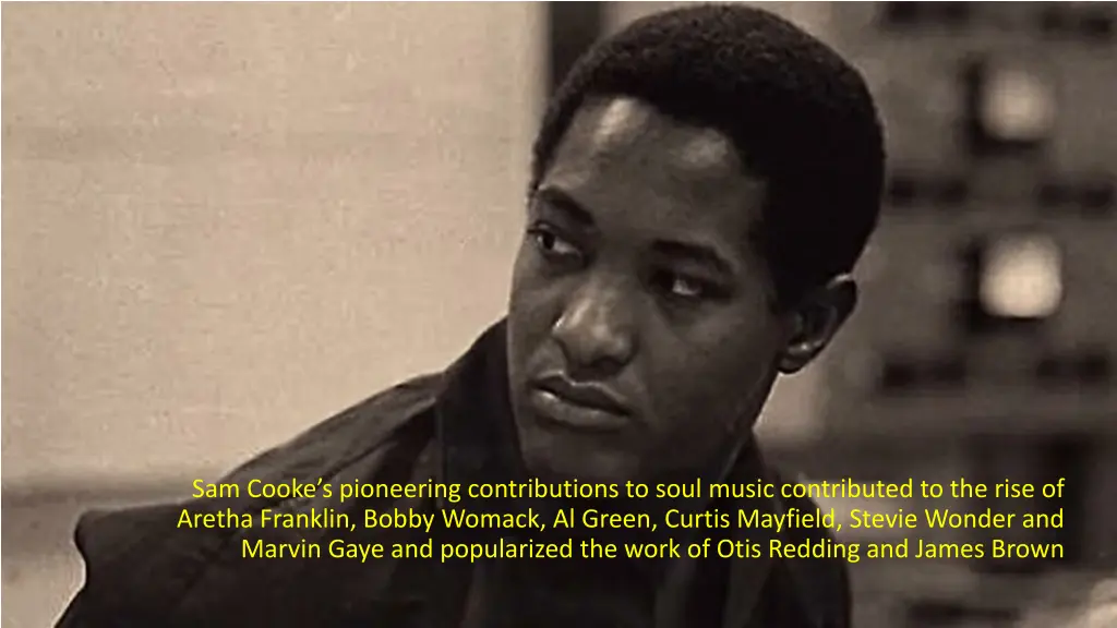 sam cooke s pioneering contributions to soul