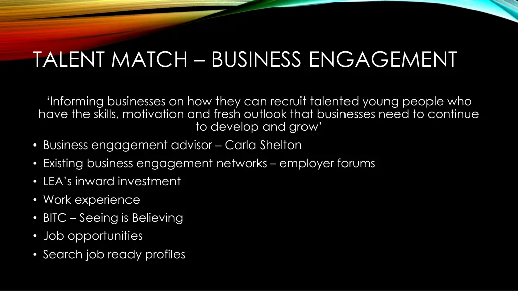 talent match business engagement