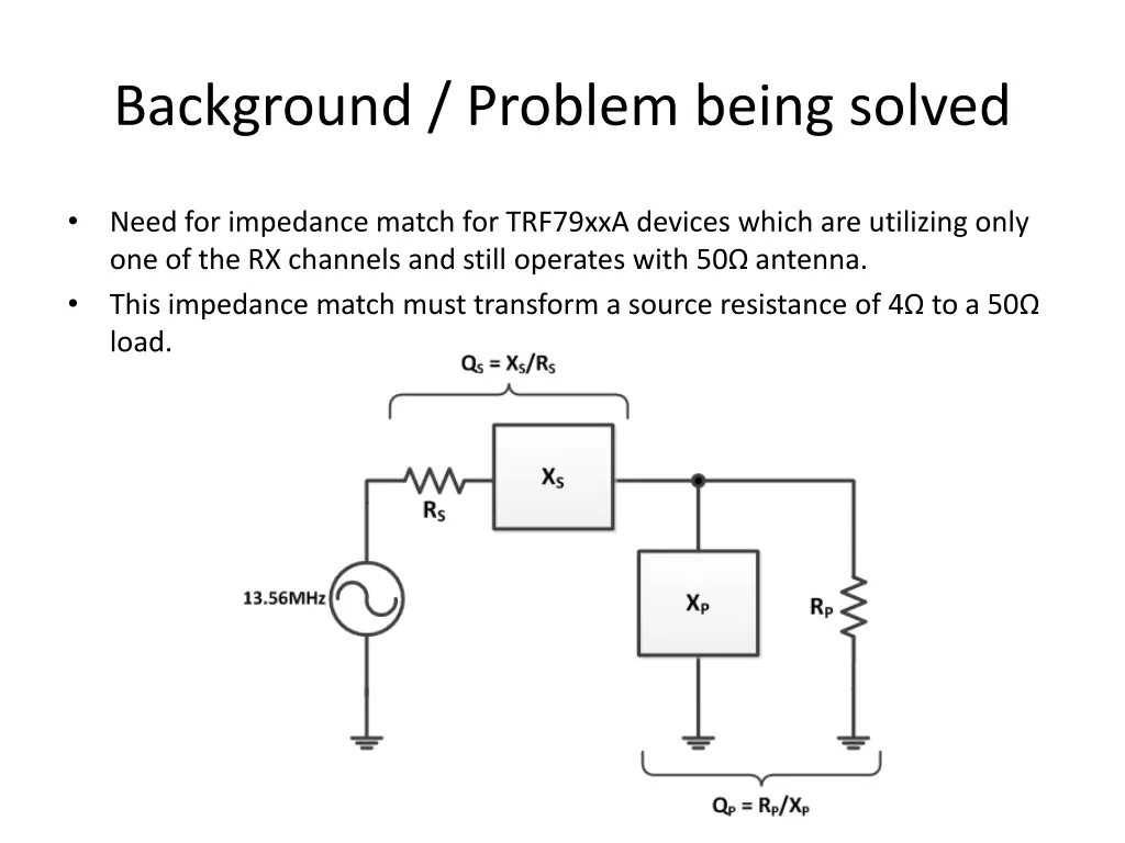 background problem being solved