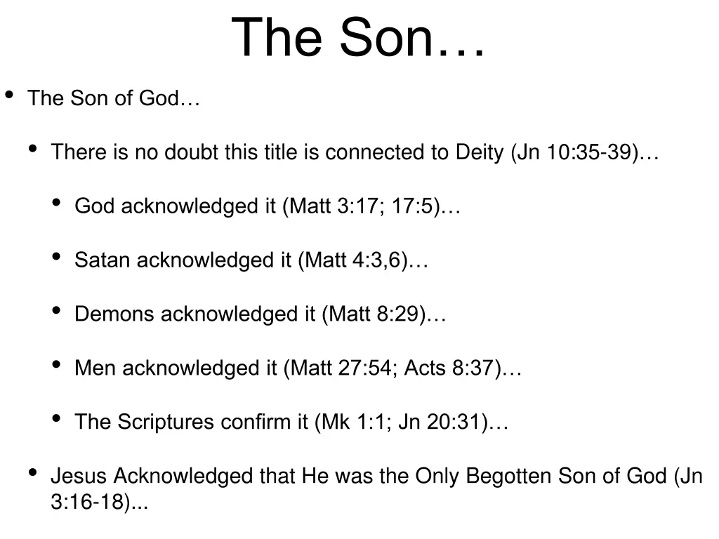 the son