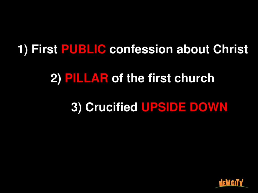 1 first public confession about christ