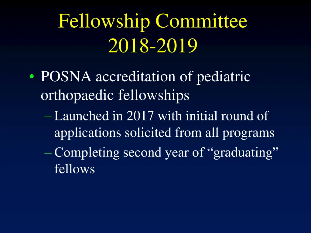 fellowship committee 2018 2019