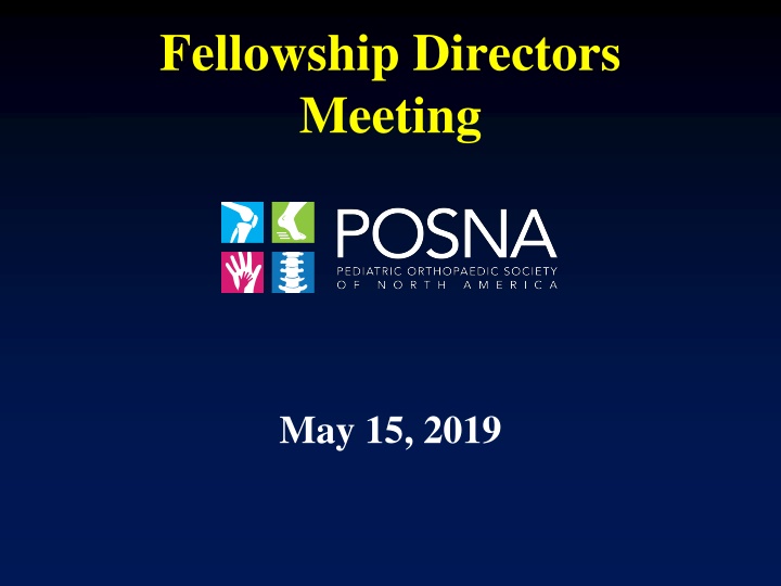 fellowship directors meeting