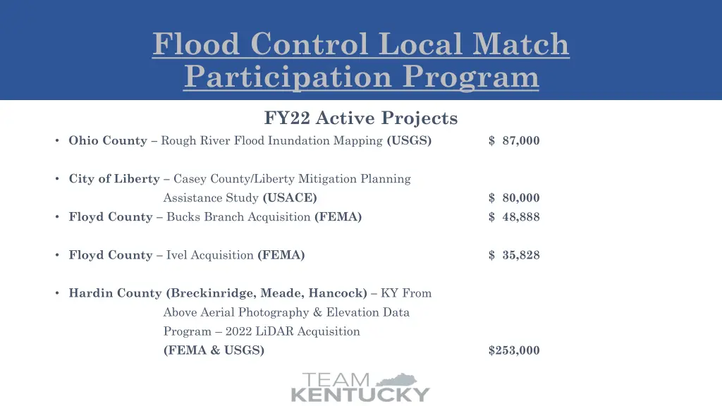 flood control local match participation program 3