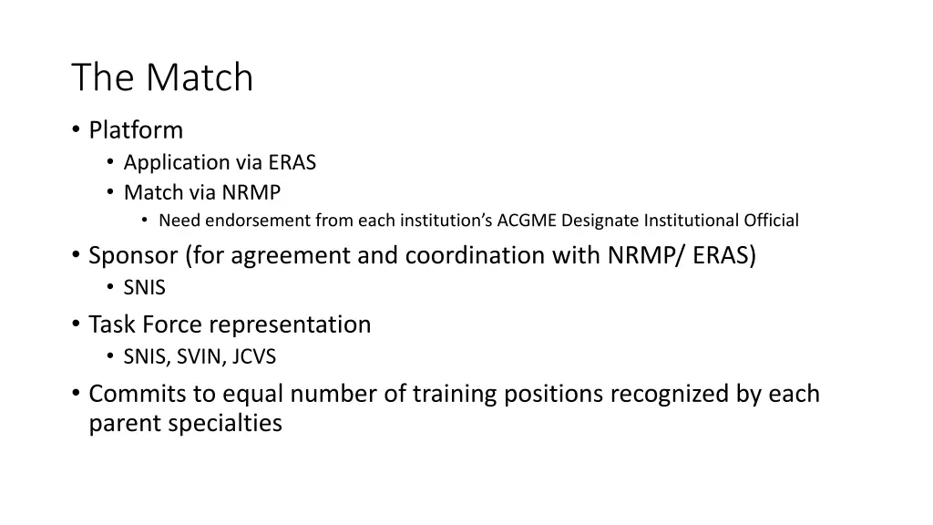 the match platform application via eras match