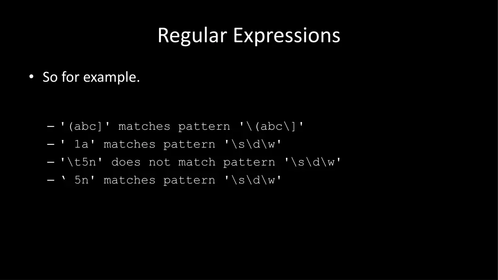 regular expressions 14