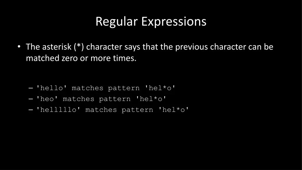 regular expressions 15