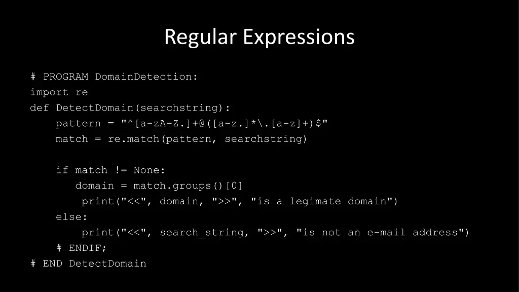 regular expressions 24