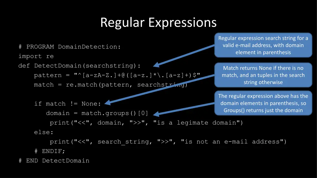 regular expressions 25