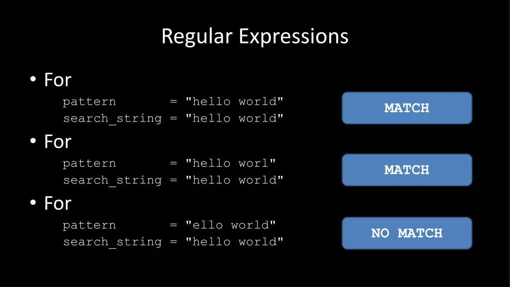 regular expressions 8