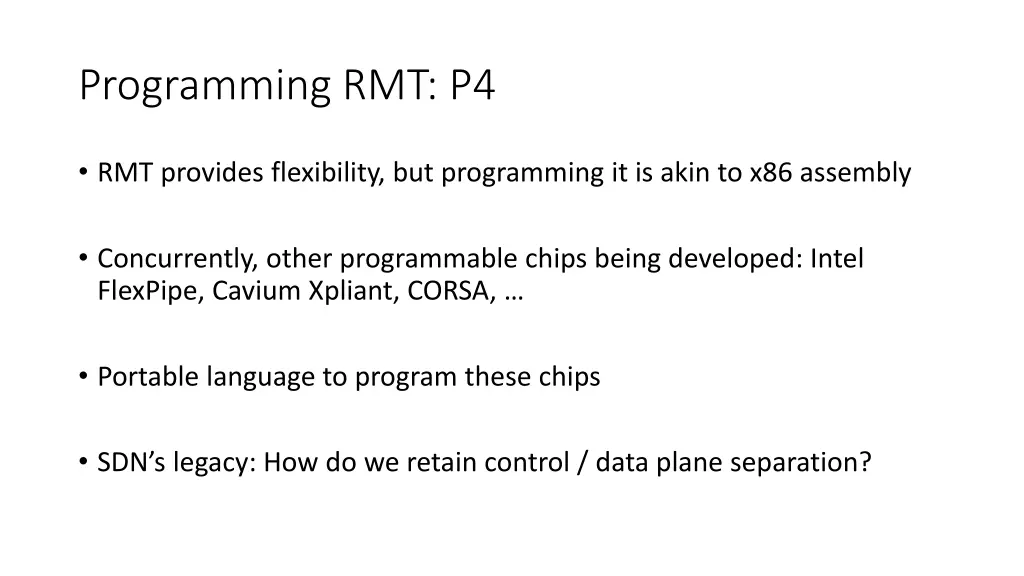 programming rmt p4