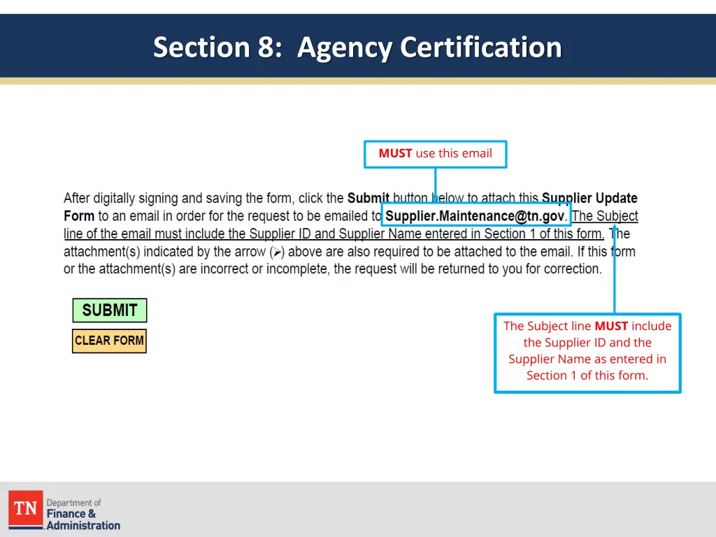 section 8 agency certification 3