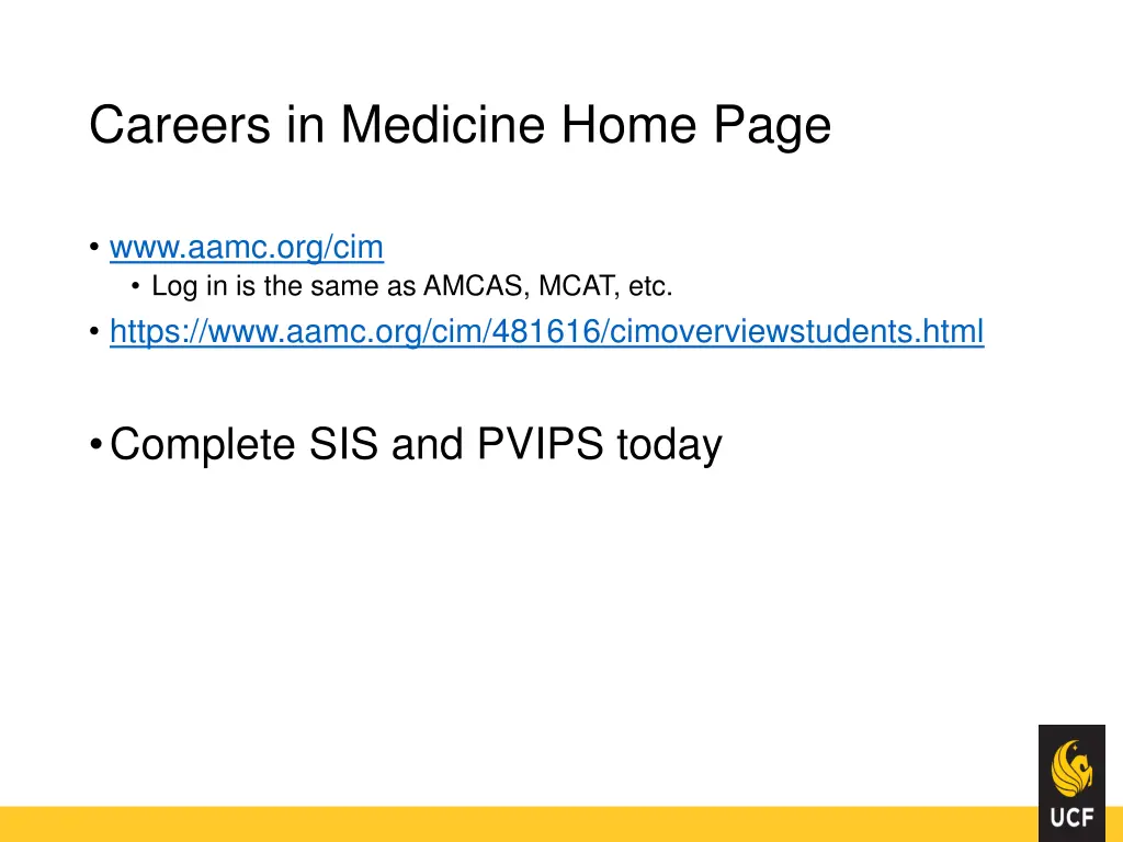 careers in medicine home page