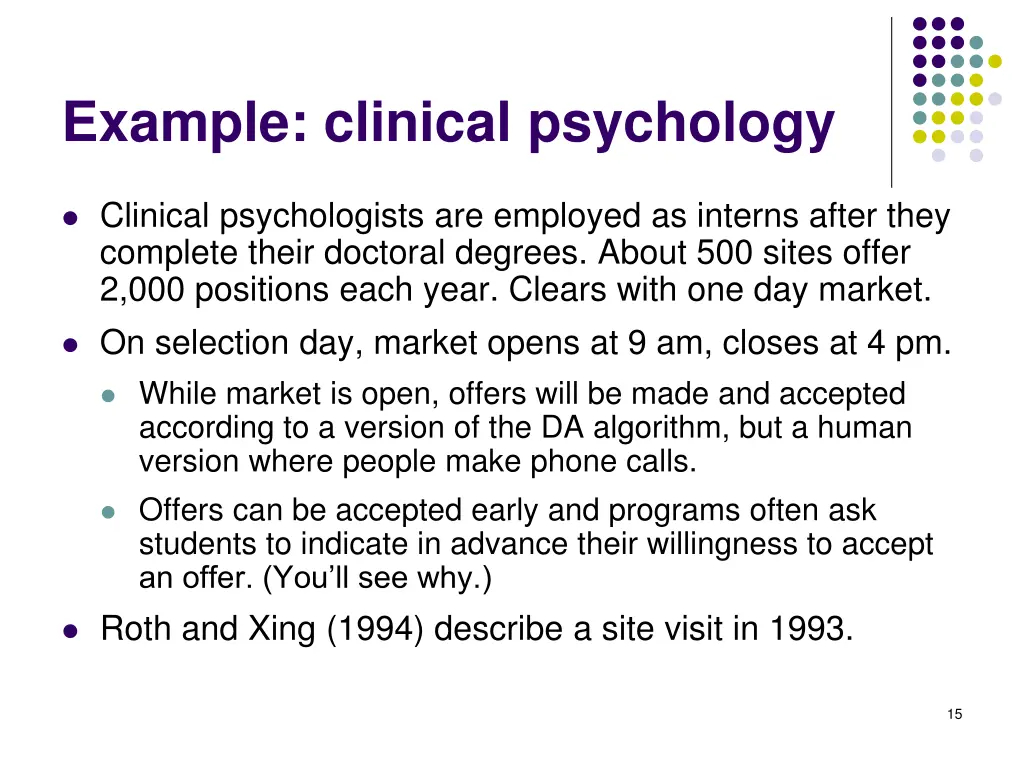 example clinical psychology