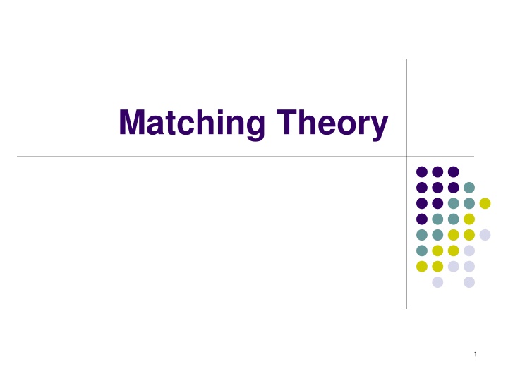 matching theory