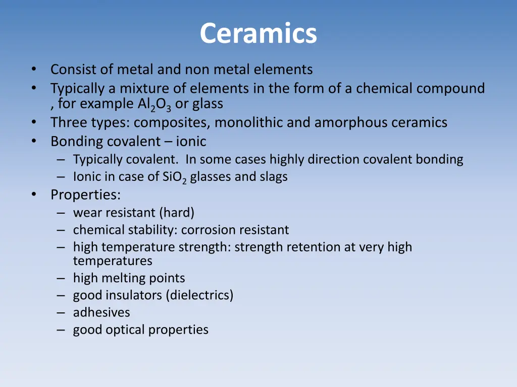 ceramics