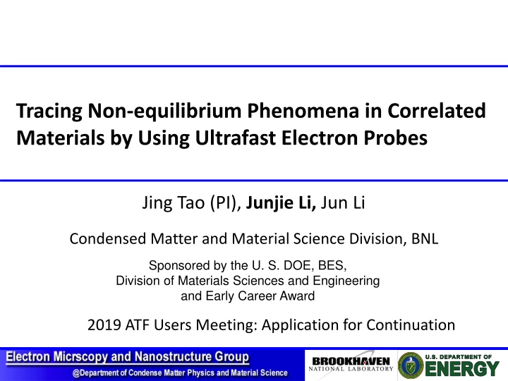 tracing non equilibrium phenomena in correlated