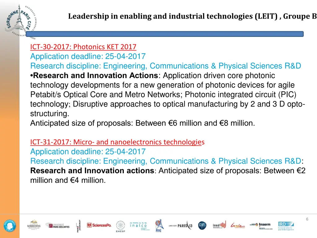 leadership in enabling and industrial