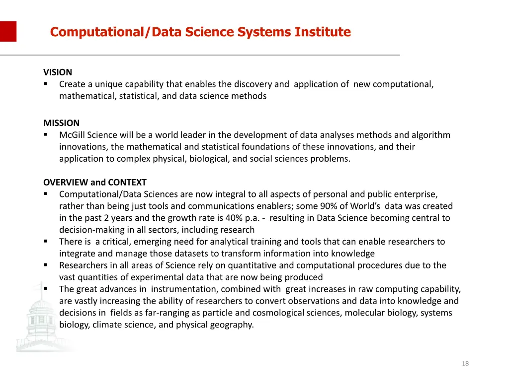 computational data science systems institute