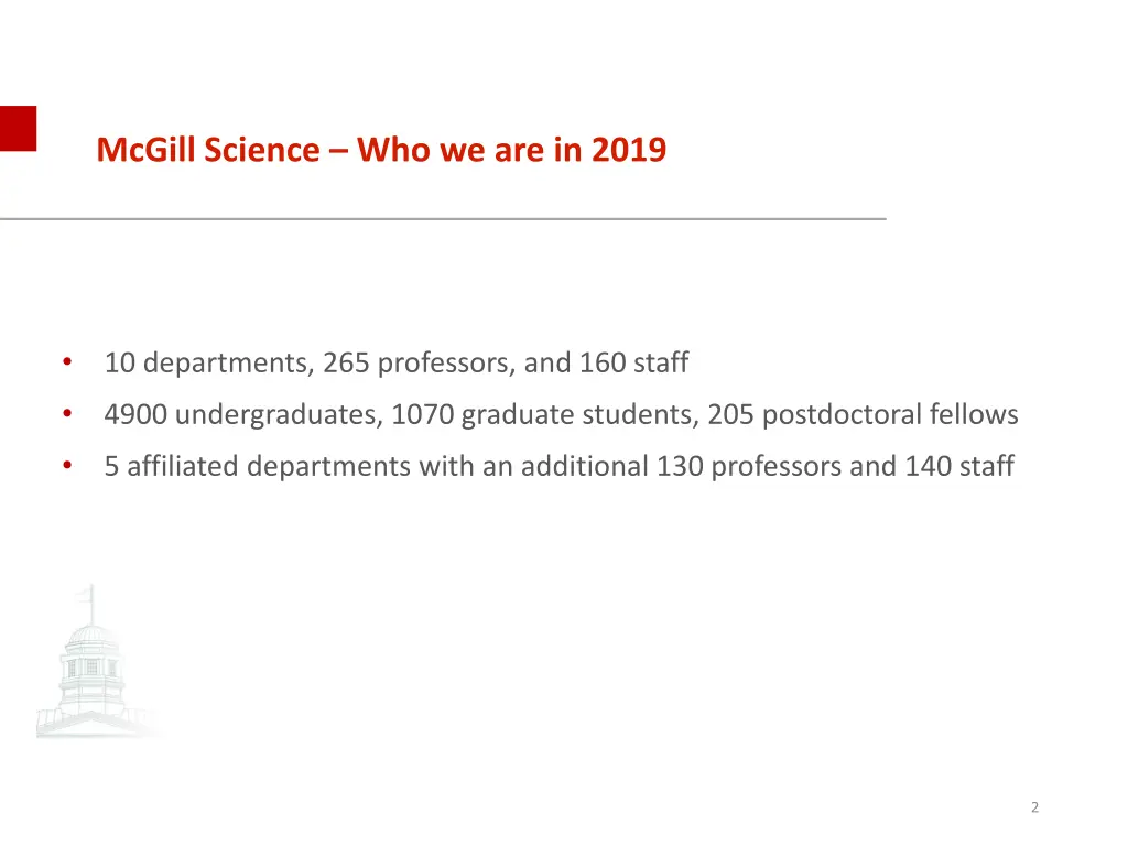 mcgill science who we are in 2019