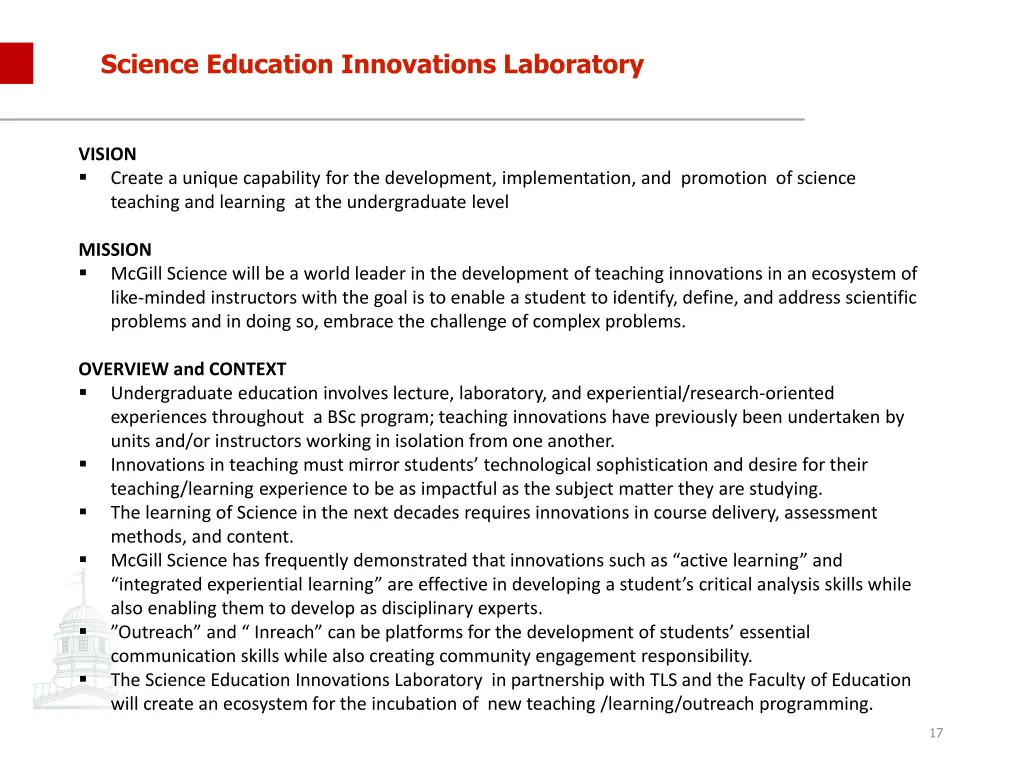 science education innovations laboratory