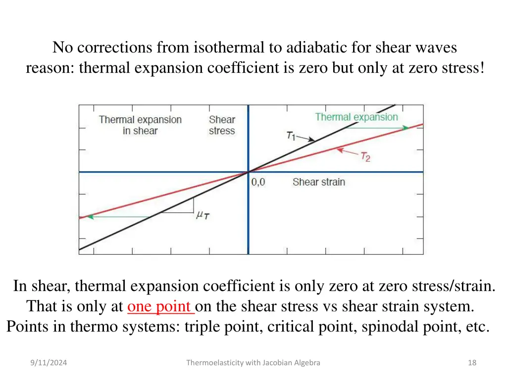 no corrections from isothermal to adiabatic