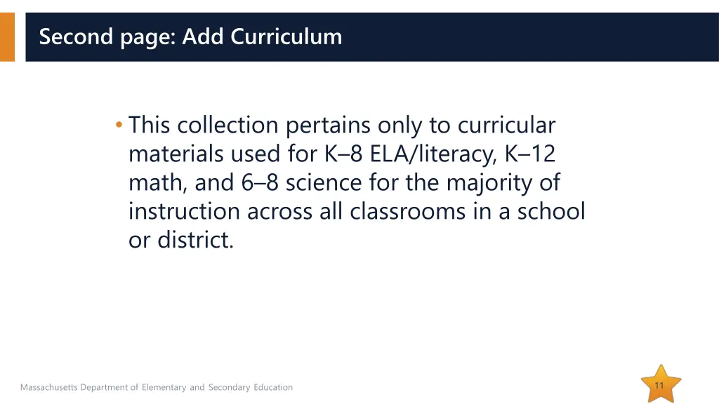 second page add curriculum 1