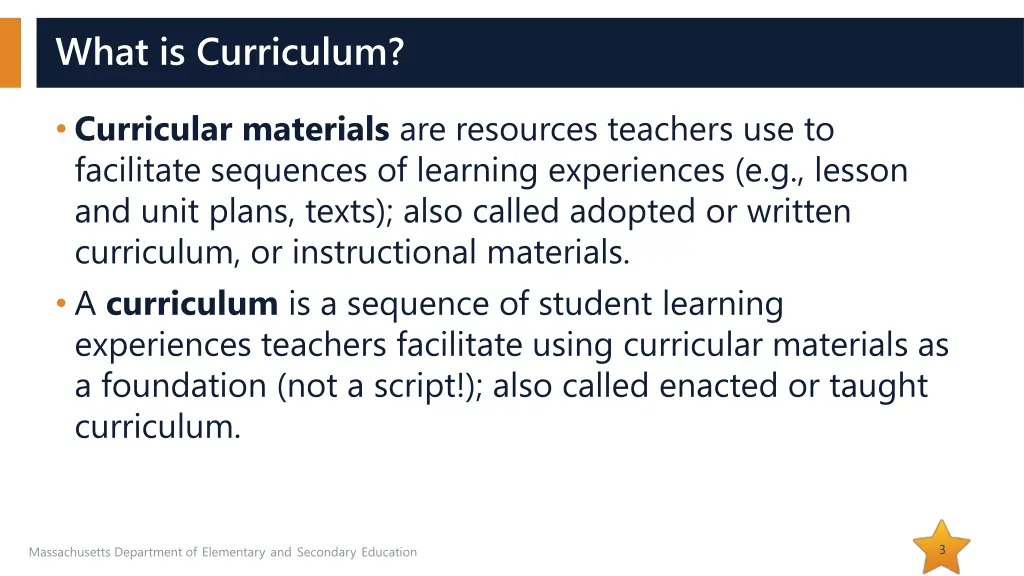 what is curriculum