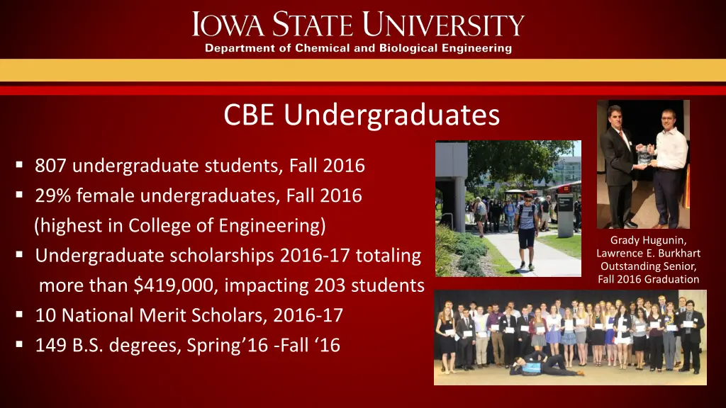 cbe undergraduates