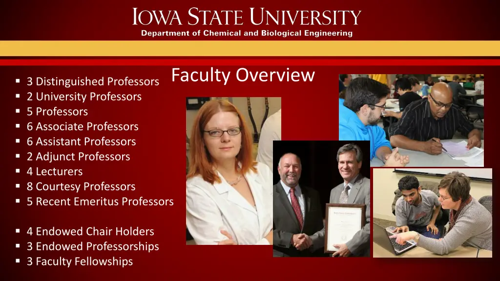 faculty overview