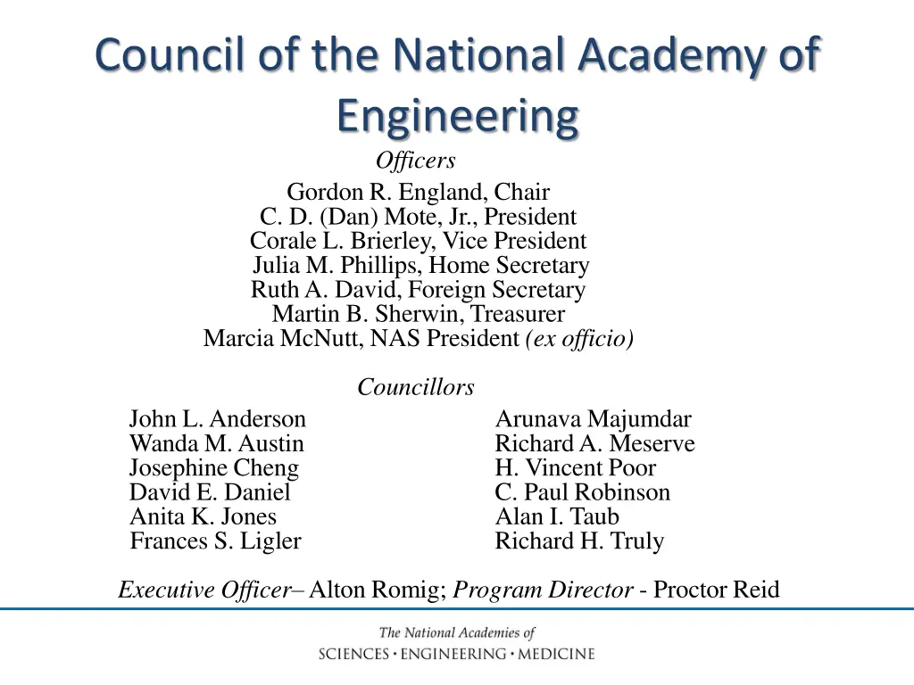 council of the national academy of engineering