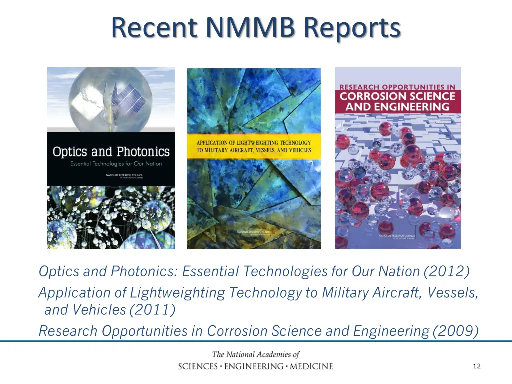 recent nmmb reports