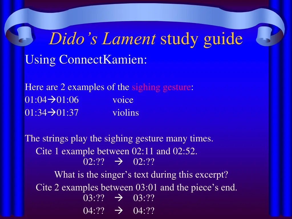 dido s lament study guide 3