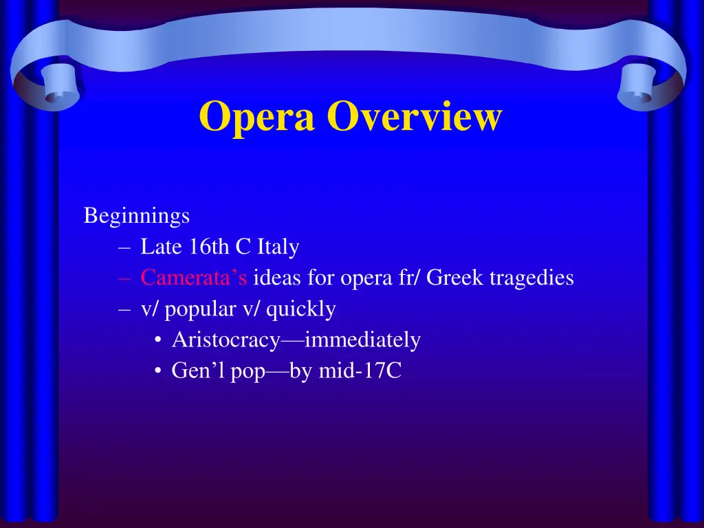 opera overview