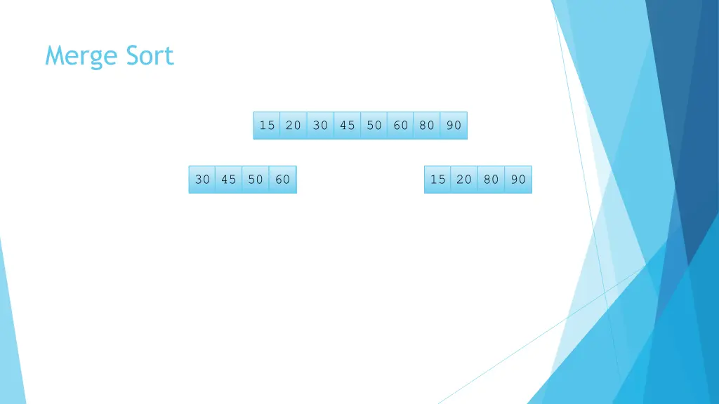 merge sort 15