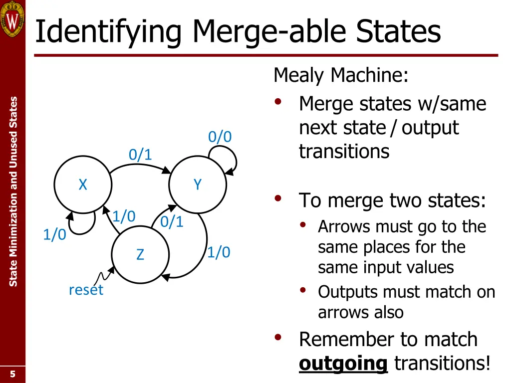 identifying merge able states 2