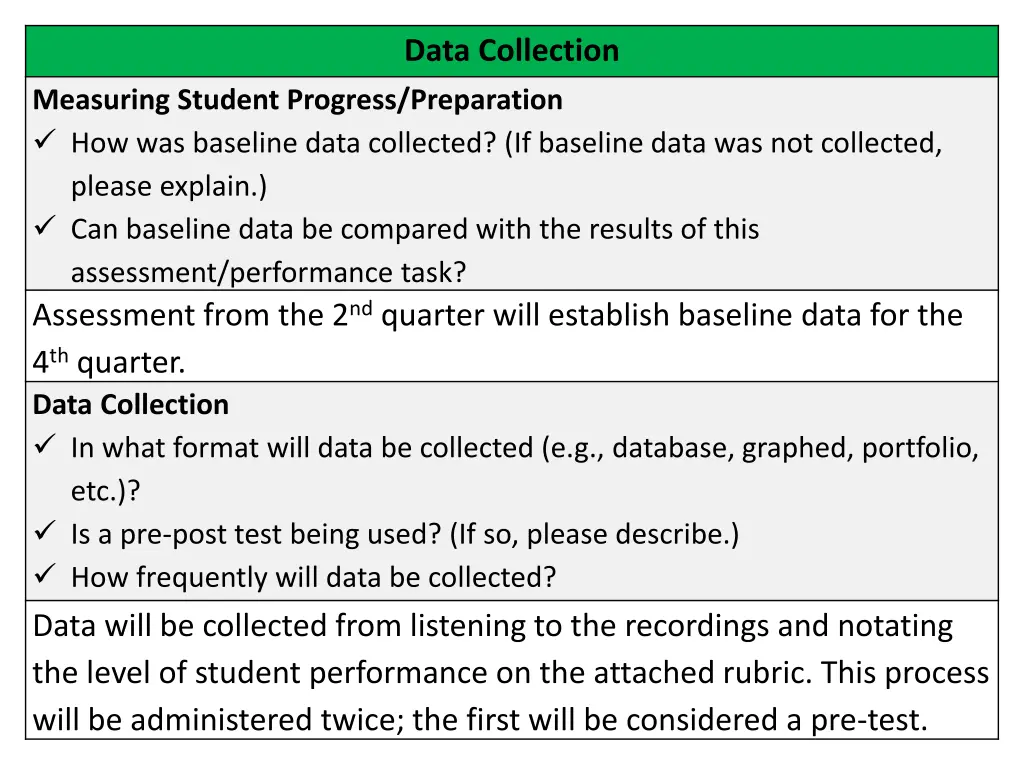 data collection 1