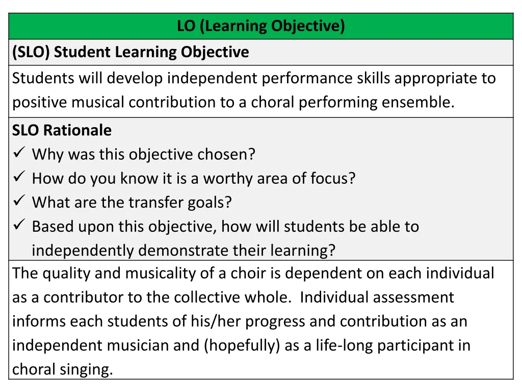 lo learning objective 1