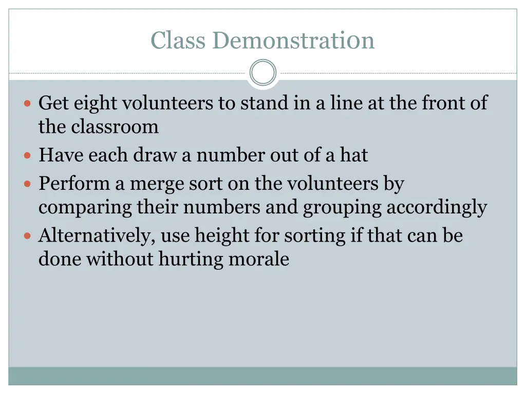 class demonstrati0n