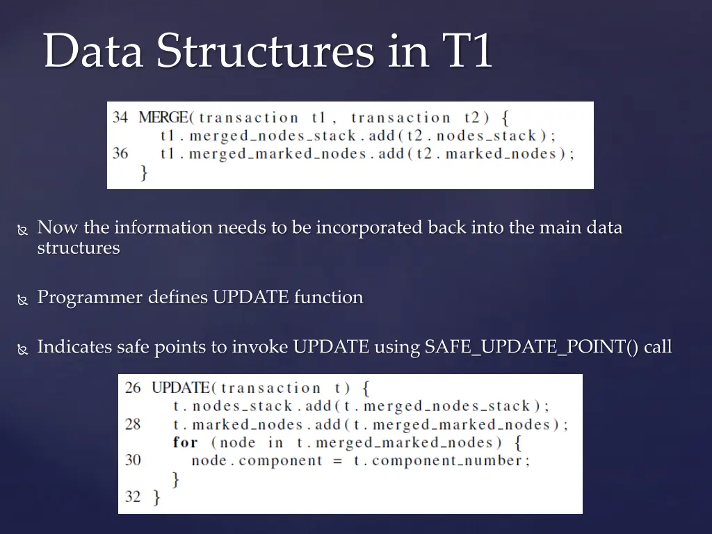 data structures in t1 1