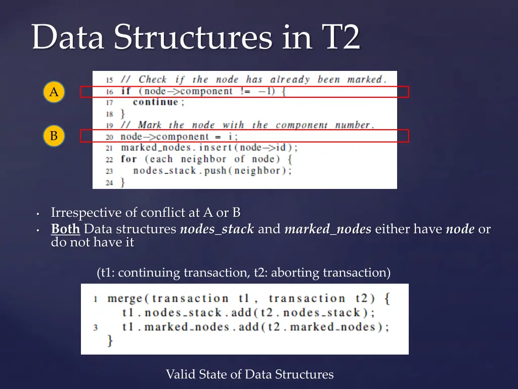 data structures in t2 1