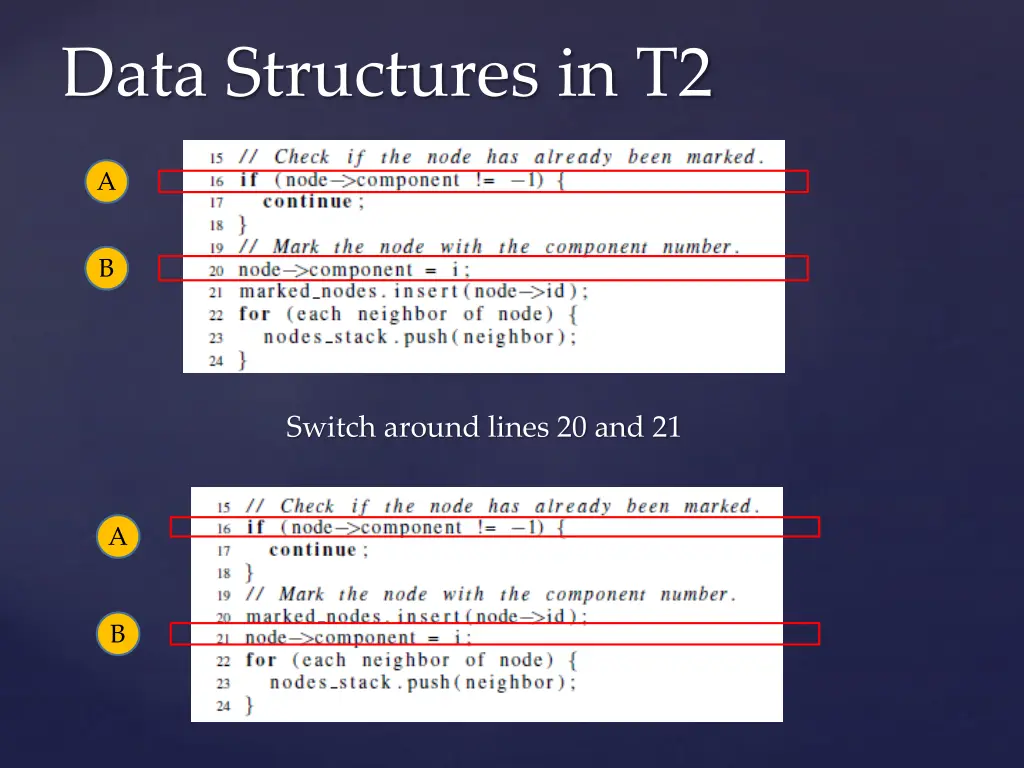 data structures in t2 2