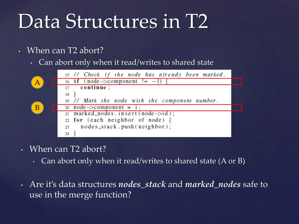 data structures in t2