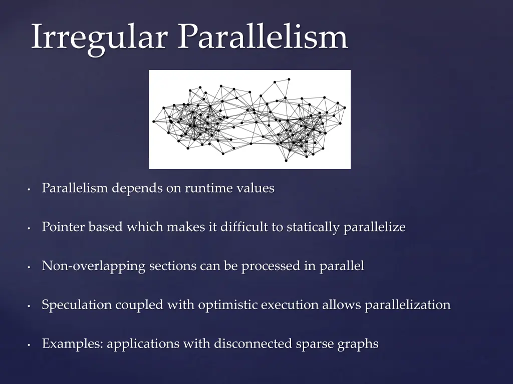 irregular parallelism